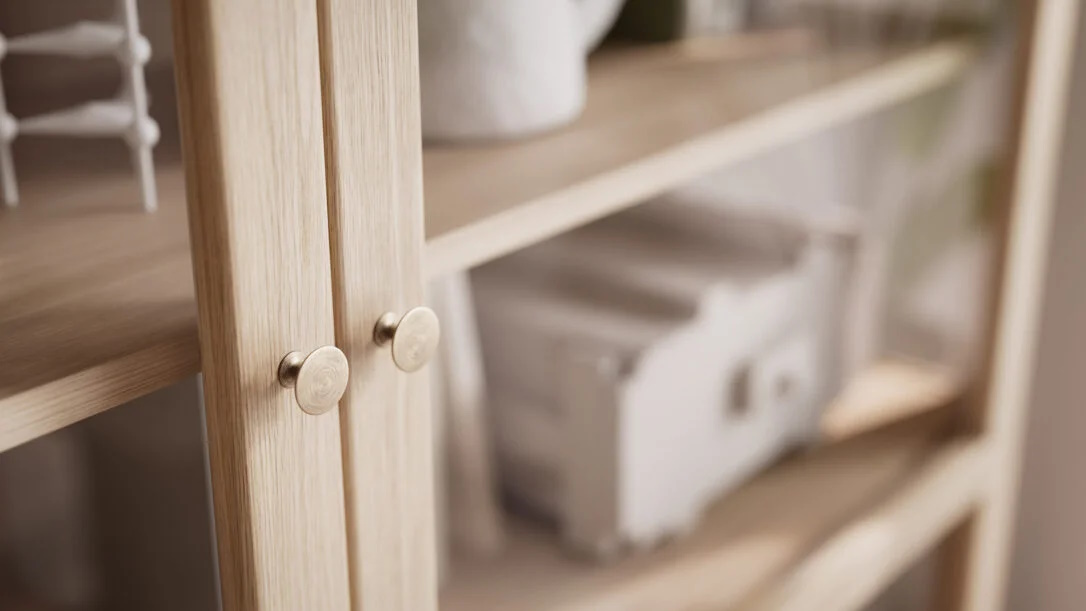 Vitrinskåp Modell N2 Light Oak Lindebjerg Design - 5