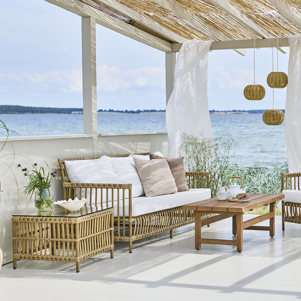 Caroline 3-sits antik soffa Exterior Sika-Design - 2