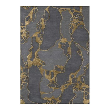 Ull / Viskosmatta ARCO 140 x 200 cm Ockra, Linie Design