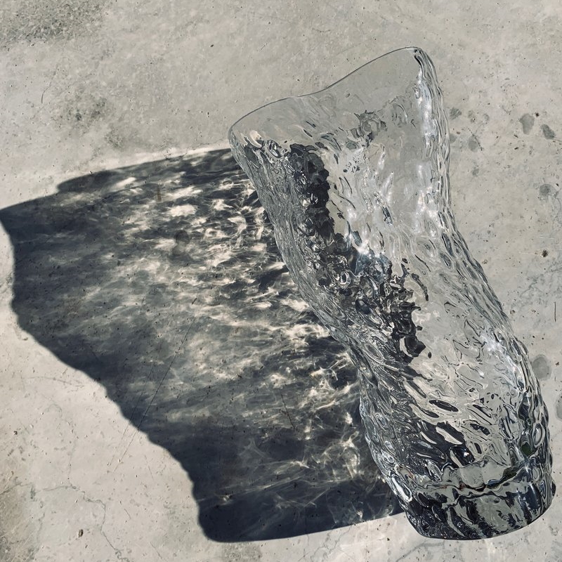 Ostrea ROCK Glas Vas klarglas Hein Studio - 3