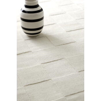 Ullmatta LUZERN 250 x 350 cm vit Linie Design