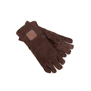OFYR Grillhandskar brun mocka 2-pack