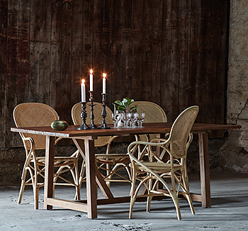 Matbord i teak 100 x 180 cm Lucas Sika-Design