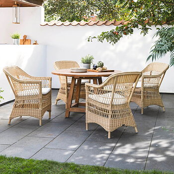 Charlot stol EXTERIOR natur Sika-design
