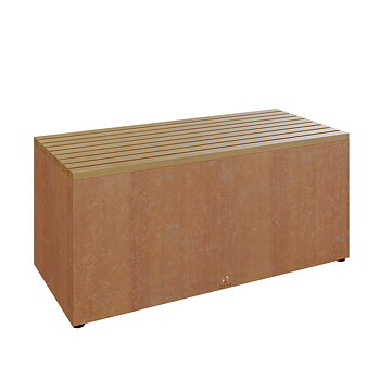 OFYR Garden Bench Corten