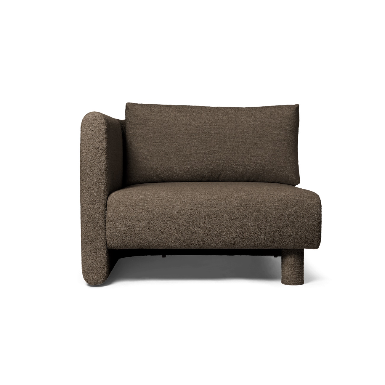 Dase Armrest L Soft Bouclé Ferm Living - 5
