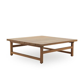 Soffbord teak 120 x 120 cm utomhus  Sika-Design
