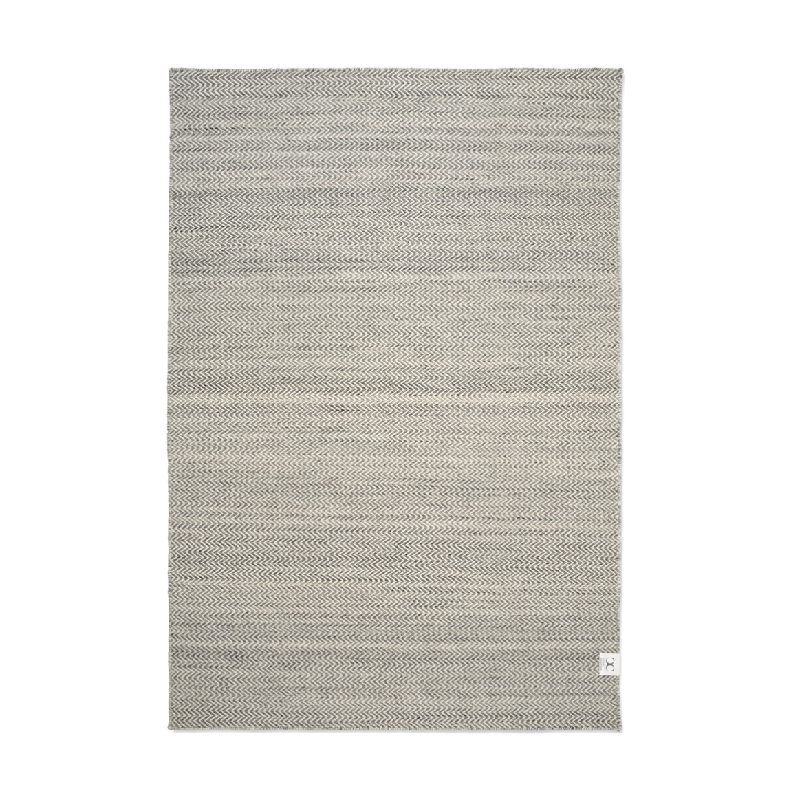 Ullmatta Herringbone gråvit 200x300, Classic Collection - 2