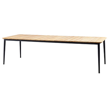 Core matbord 274 x 100 cm grå Cane-line