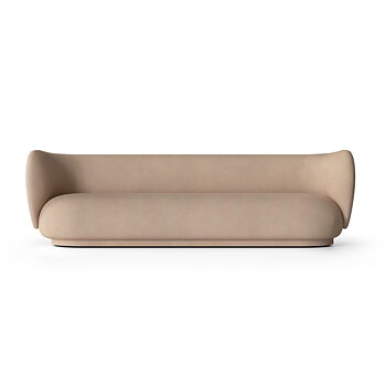 Soffa Rico 4-sits brushed sand Ferm Living