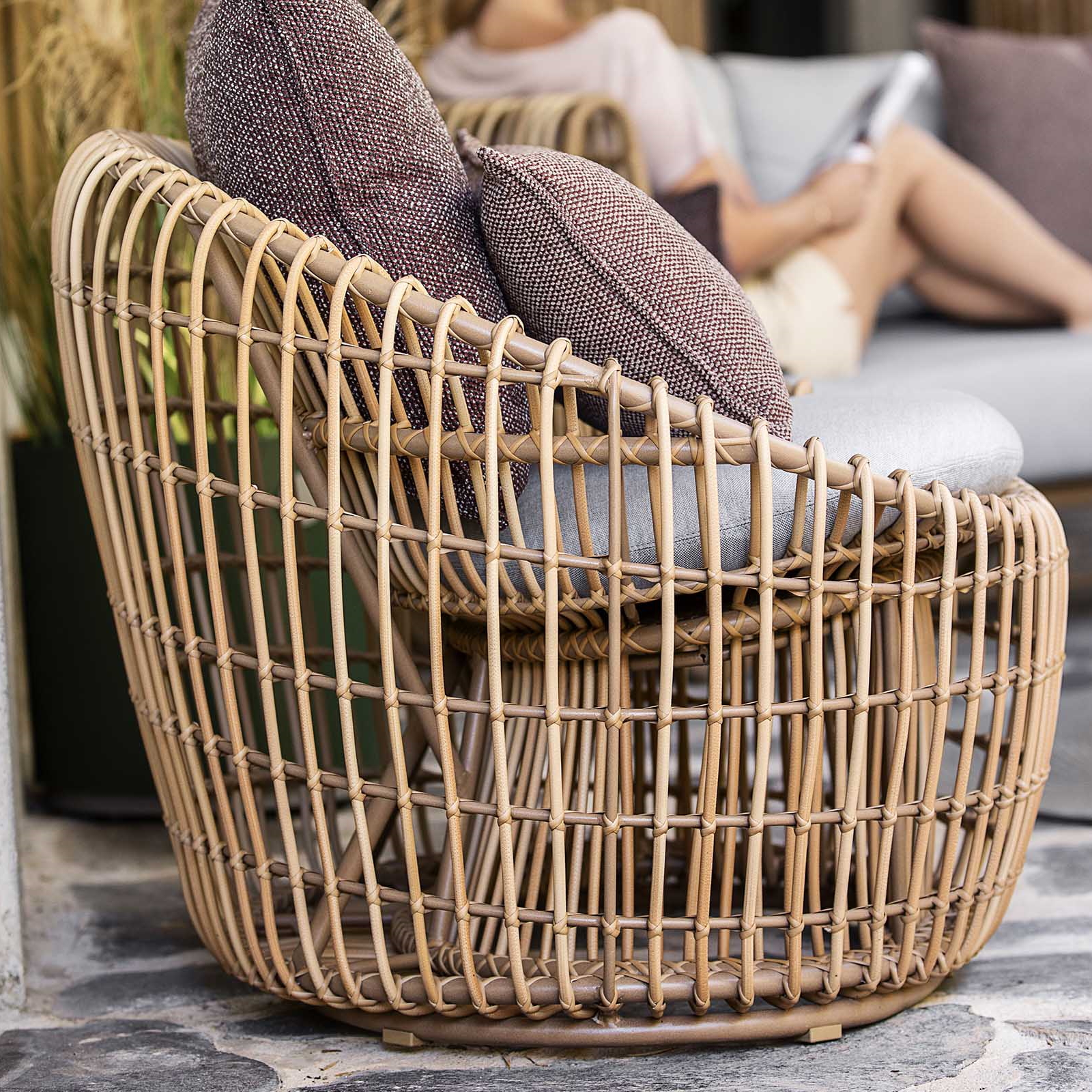Nest Round fåtölj OUTDOOR Cane-line - 2