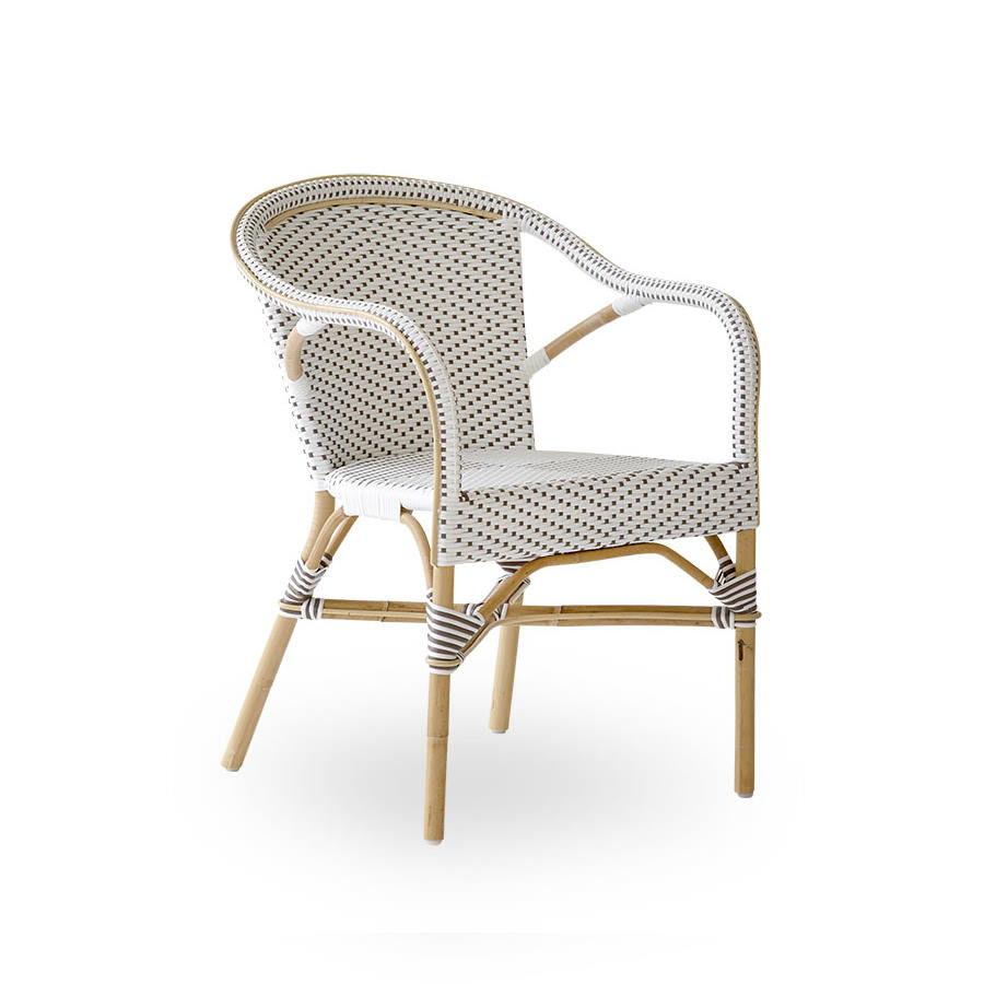 Madeleine karmstol rotting vit Sika-design