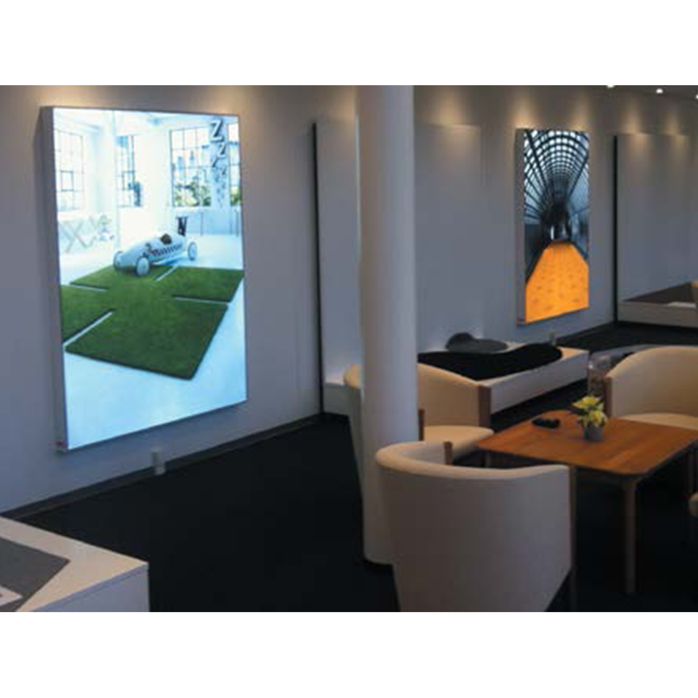 LED light box wall Display Projekt