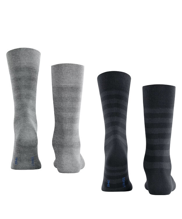  2-pack Esprit Mesh Stripe Eco Men - 2