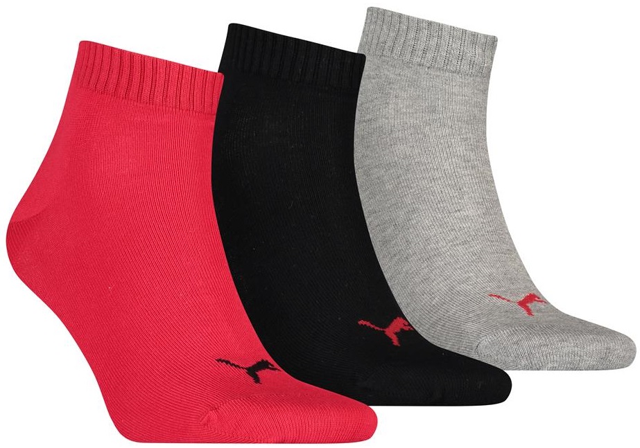 3-Pack Puma Quarter Socks