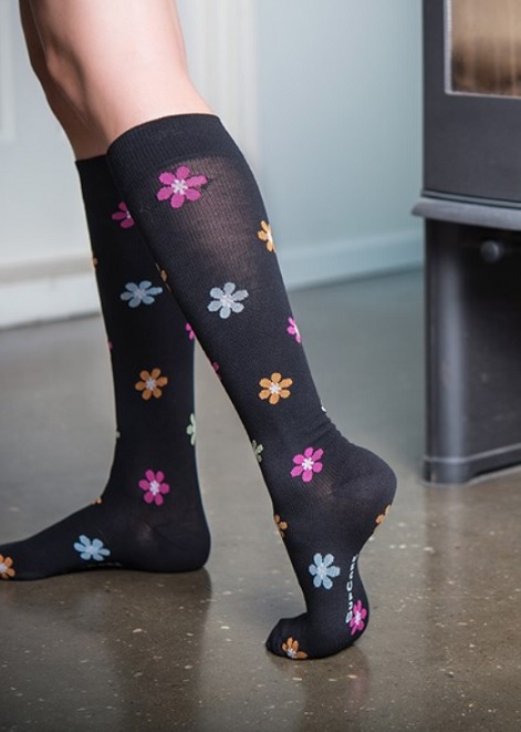  Supcare Support Socks Flowers - 2