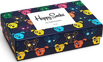 Happy Socks Mixed Dog Socks Gift Box