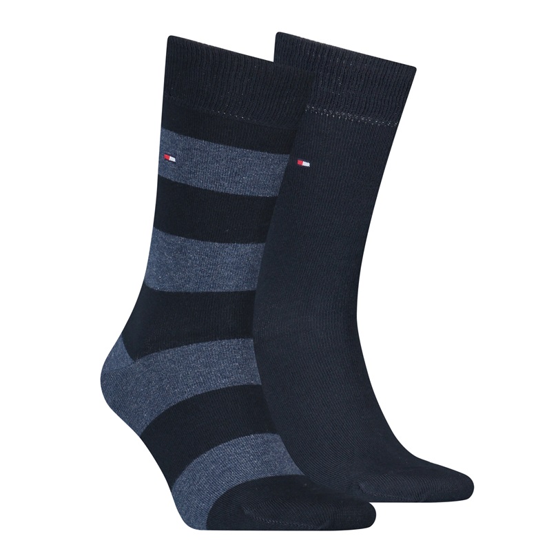 2-Pack Tommy Hilfiger Rugby Herr, Dark Navy