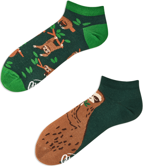 Many Mornings Sloth Life Low Socks