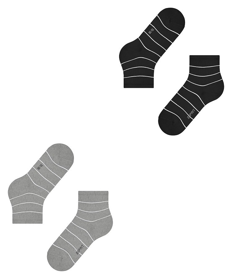 2-Pack Esprit Fine Line Women Short socks - 2