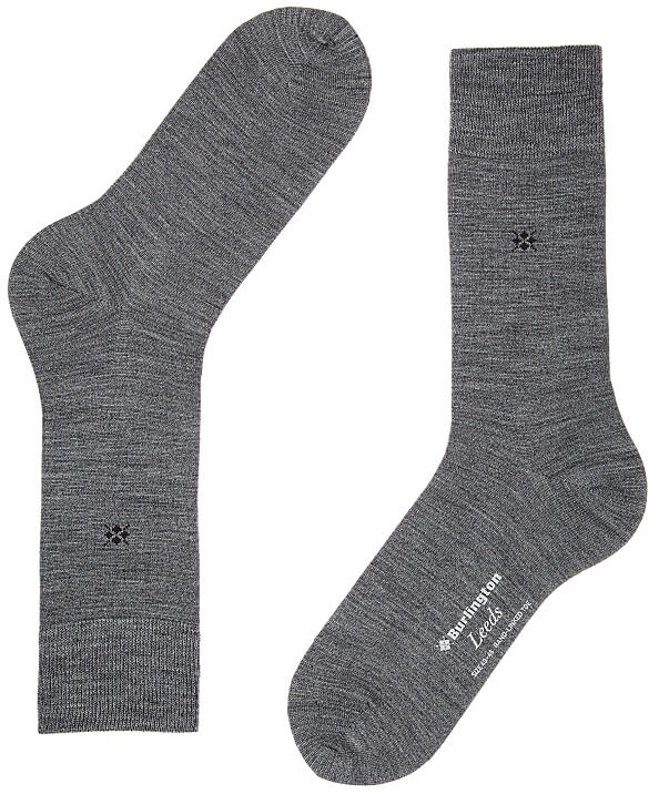  Burlington Leeds Virgin Wool Gray Mens - 2