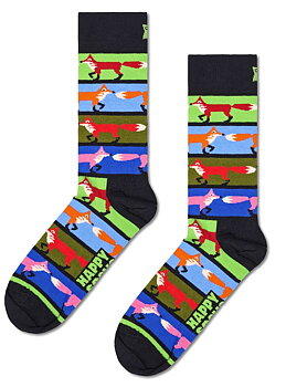  Happy Socks Black Fox Stripe