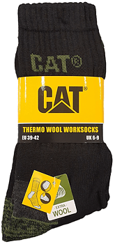  2-Pack Caterpillar Thermo Wool Worksocks