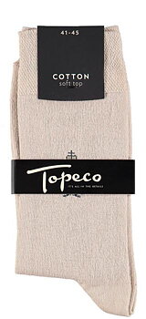 6-Pack Topeco - Loose socks Beige