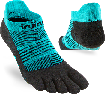 Injinji Naisten Run Lightweight No-Show Jewel -jalkineet
