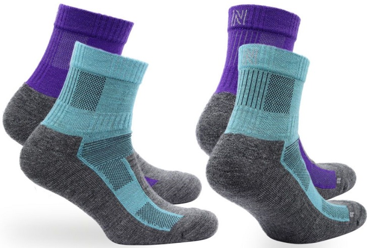 2-Pack Norfolk QuarterTrekking Merinoull