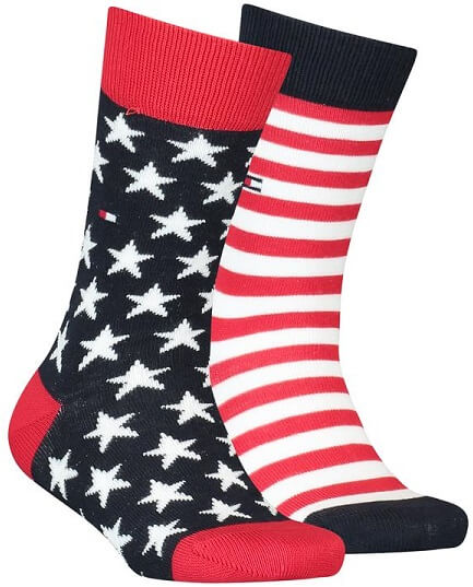 2-Pack Tommy Hilfiger Barnstrumpor Stars