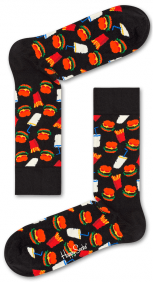 Happy Socks  Hamburger Sock