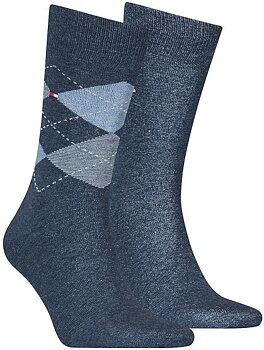 2-Pack Tommy Hilfiger Check Herr, Jeans