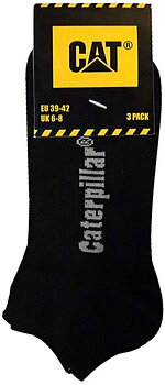  3-Pack Caterpillar Sport Sneaker Socks