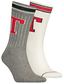  2 Pack Tommy Hilfiger Miesten Patch Sukat