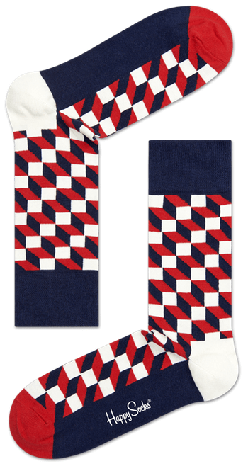 Happy Socks Filled Optic Sock