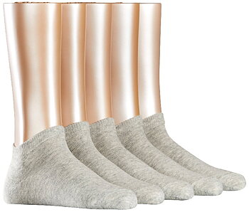  5 kpl Esprit Grey Nilkkasukat Eco Ladies