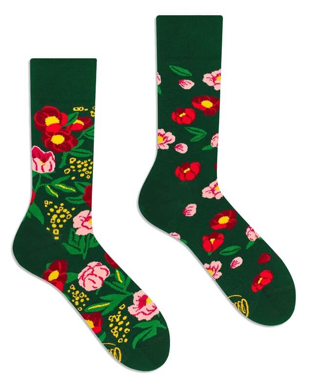 Many Mornings Flower Power Green