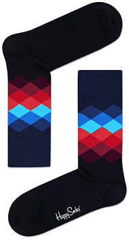  Happy Socks - Faded Diamonds Dark