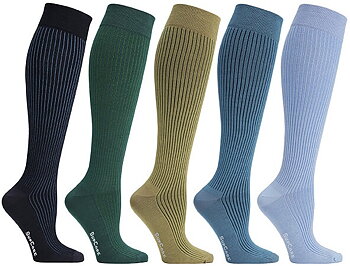 5-Pack Supcare Stödstrumpor Ribb