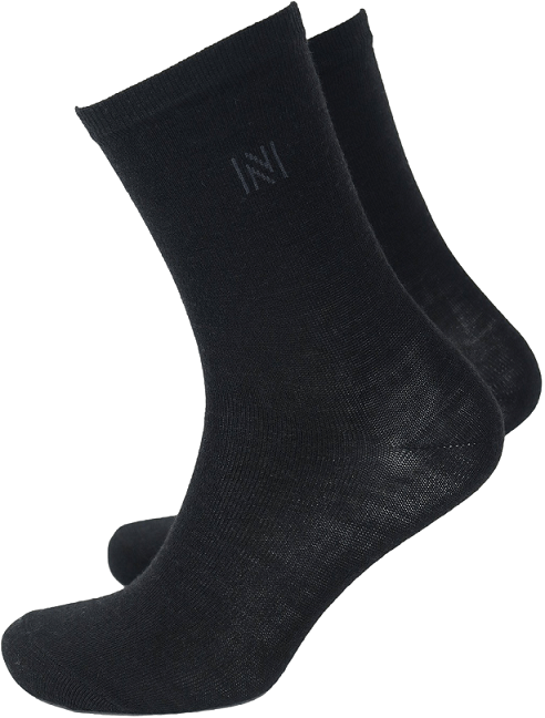 2-Pack Norfolk Helsinki Kids Merinoull Svart