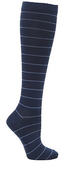 Zent Support Socks Striped Blue Bamboo