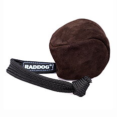 Läderboll Raddog med band