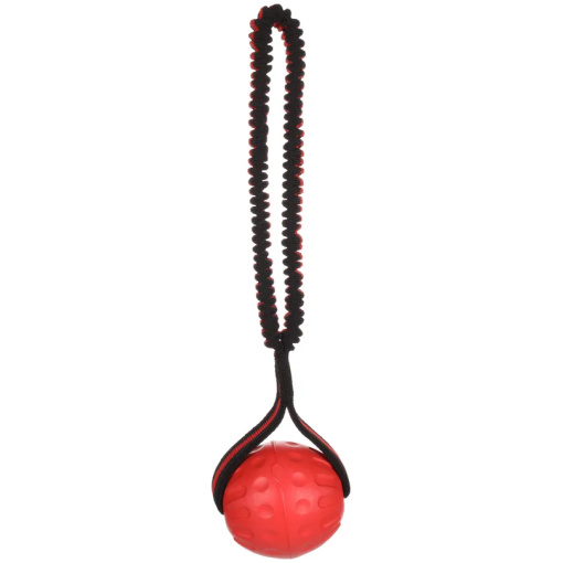 Boll med bungeehandtag