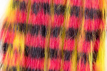 Kaninzonker Tiger black barred Yellow/Red