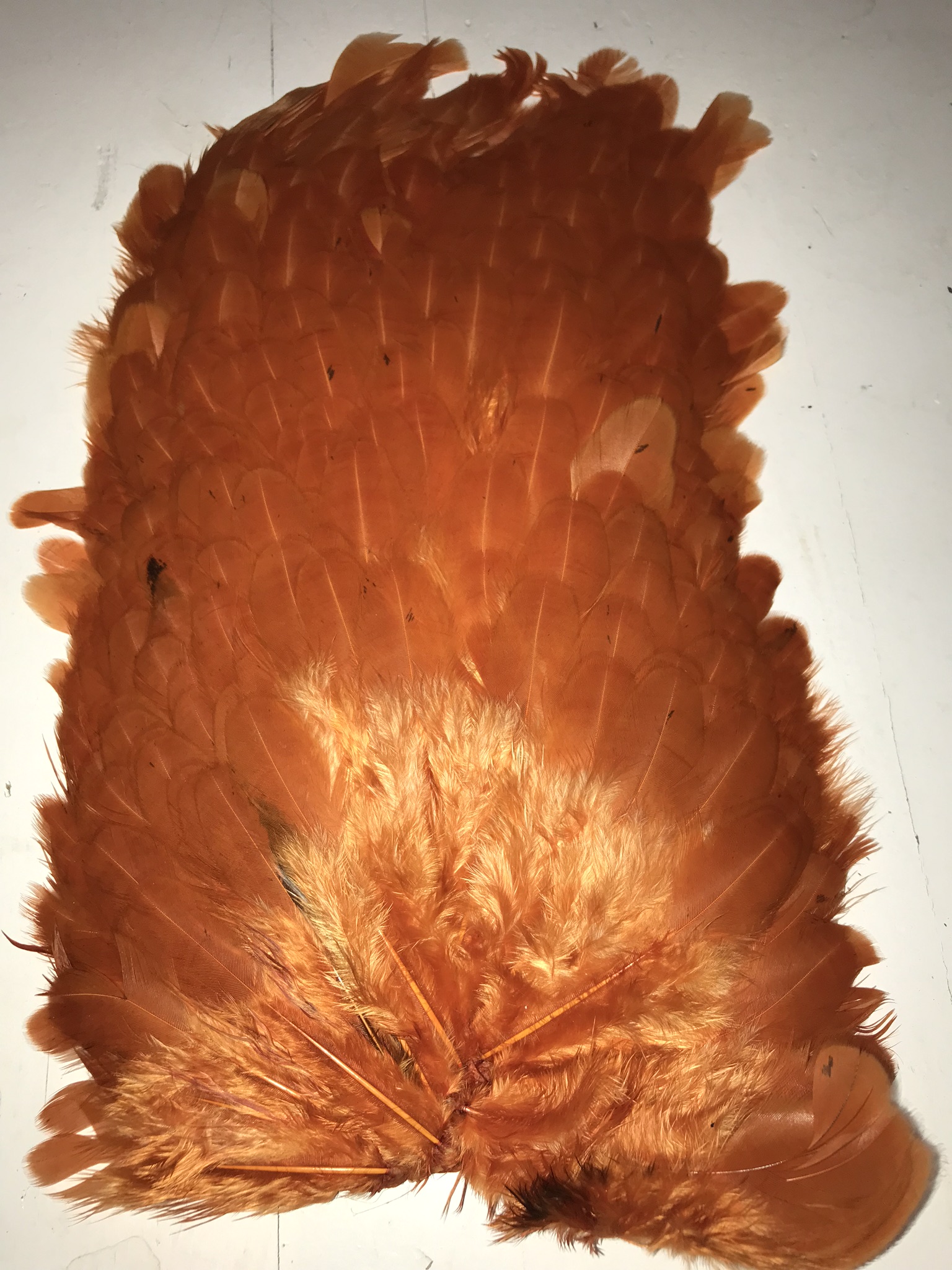 Whiting 4B Hen Saddle Burnt Orange
