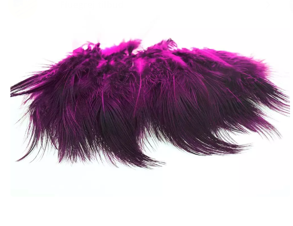 Ringneck Rump Hackle Purple