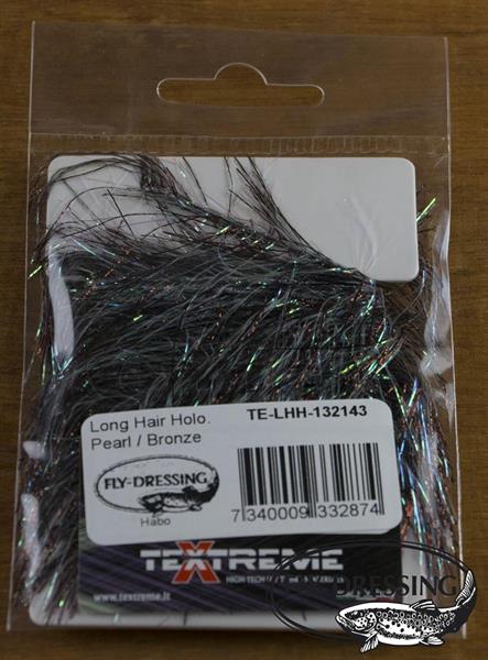 Long hair holographic Pearl /Bronze