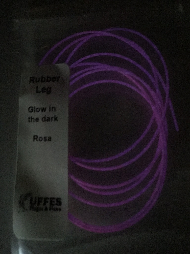 Gummiben Glow in the dark  Rosa (Micke Lindström)