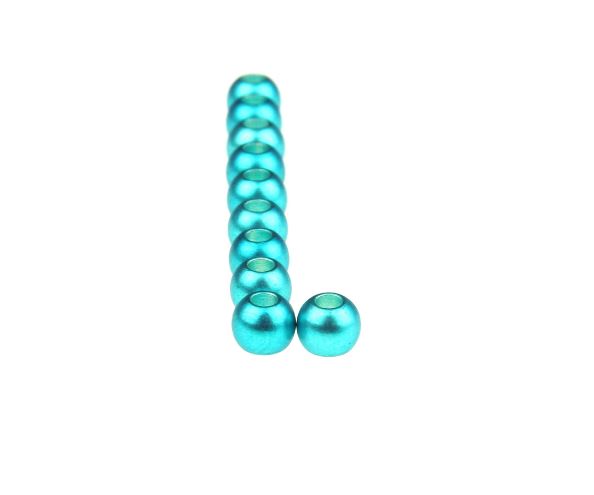 FF Brass bead Metallic Blue